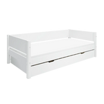 Single Bed with Pull-out Bed, 90x200 cm, White SINGLE_BED 200 flexa-com.myshopify.com