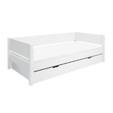 Single Bed with Pull-out Bed, 90x200 cm, White SINGLE_BED 200 flexa-com.myshopify.com