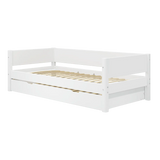 Single Bed with Pull-out Bed, 90x200 cm, White SINGLE_BED 200 flexa-com.myshopify.com
