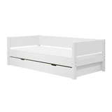 Single Bed with Pull-out Bed, 90x200 cm, White SINGLE_BED 200 flexa-com.myshopify.com