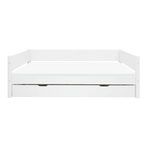 Single Bed with Pull-out Bed, 90x200 cm, White SINGLE_BED 200 flexa-com.myshopify.com