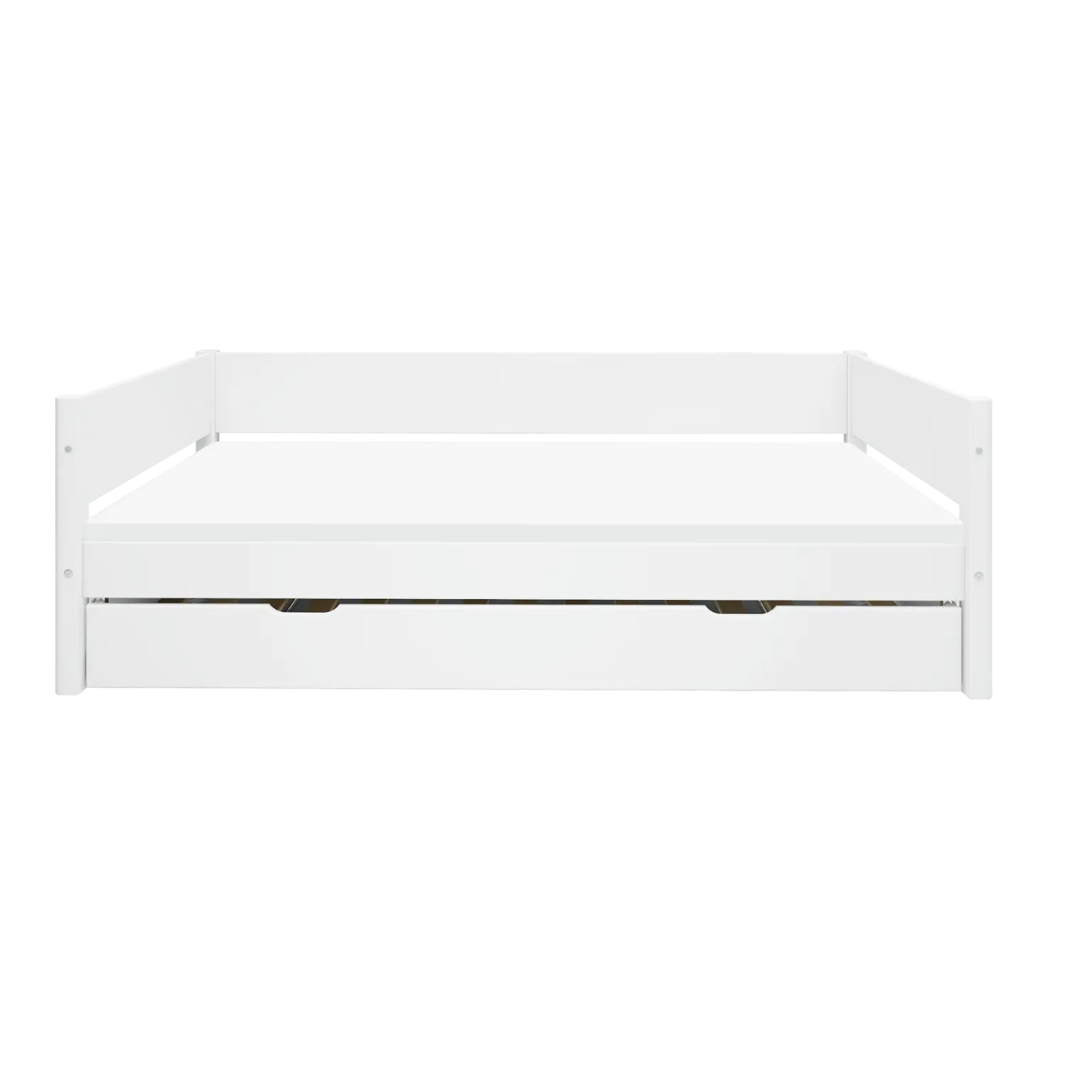 Single Bed with Pull-out Bed, 90x200 cm, White SINGLE_BED 200 flexa-com.myshopify.com