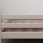Single Bed with Safety Rail, 90x200 cm, Grey SINGLE_BED 200 flexa-com.myshopify.com