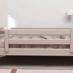Single Bed with Safety Rail, 90x200 cm, Grey SINGLE_BED 200 flexa-com.myshopify.com