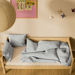 Single Bed with Safety Rail, 90x200 cm, Sand SINGLE_BED 200 flexa-com.myshopify.com