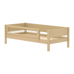 Single Bed with Safety Rail, 90x200 cm, Sand SINGLE_BED 90X200 flexa-com.myshopify.com