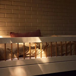 Single Bed with Safety Rail, 90x200 cm, White/Oak SINGLE_BED 90X200 flexa-com.myshopify.com