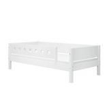 Single Bed with Safety Rail, 90x200 cm, White SINGLE_BED 200 flexa-com.myshopify.com