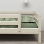 Single Bed with Safety Rail, 90x200 cm, White SINGLE_BED 200 flexa-com.myshopify.com