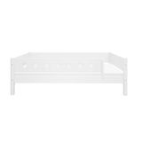 Single Bed with Safety Rail, 90x200 cm, White SINGLE_BED 200 flexa-com.myshopify.com