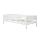 Single Bed with Safety Rail, 90x200 cm, White SINGLE_BED 200 flexa-com.myshopify.com