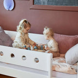Single Bed with Safety Rail, 90x200 cm, White SINGLE_BED 200 flexa-com.myshopify.com