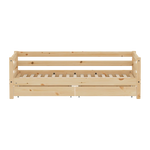 Single Bed with Storage, 90x200 cm, Pine SINGLE_BED 200 flexa-com.myshopify.com