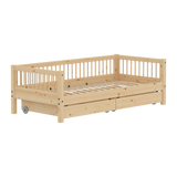 Single Bed with Storage, 90x200 cm, Pine SINGLE_BED 200 flexa-com.myshopify.com