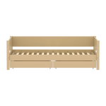 Single Bed with Storage, 90x200 cm, Sand SINGLE_BED 200 flexa-com.myshopify.com