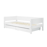 Single Bed with Storage, 90x200 cm, White SINGLE_BED 200 flexa-com.myshopify.com