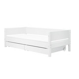 Single Bed with Storage, 90x200 cm, White SINGLE_BED 200 flexa-com.myshopify.com