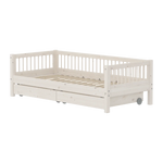 Single Bed with Storage, 90x200 cm, White SINGLE_BED 200 flexa-com.myshopify.com
