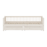 Single Bed with Storage, 90x200 cm, White SINGLE_BED 200 flexa-com.myshopify.com