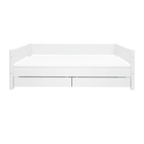 Single Bed with Storage, 90x200 cm, White SINGLE_BED 200 flexa-com.myshopify.com