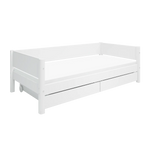 Single Bed with Storage, 90x200 cm, White SINGLE_BED 200 flexa-com.myshopify.com