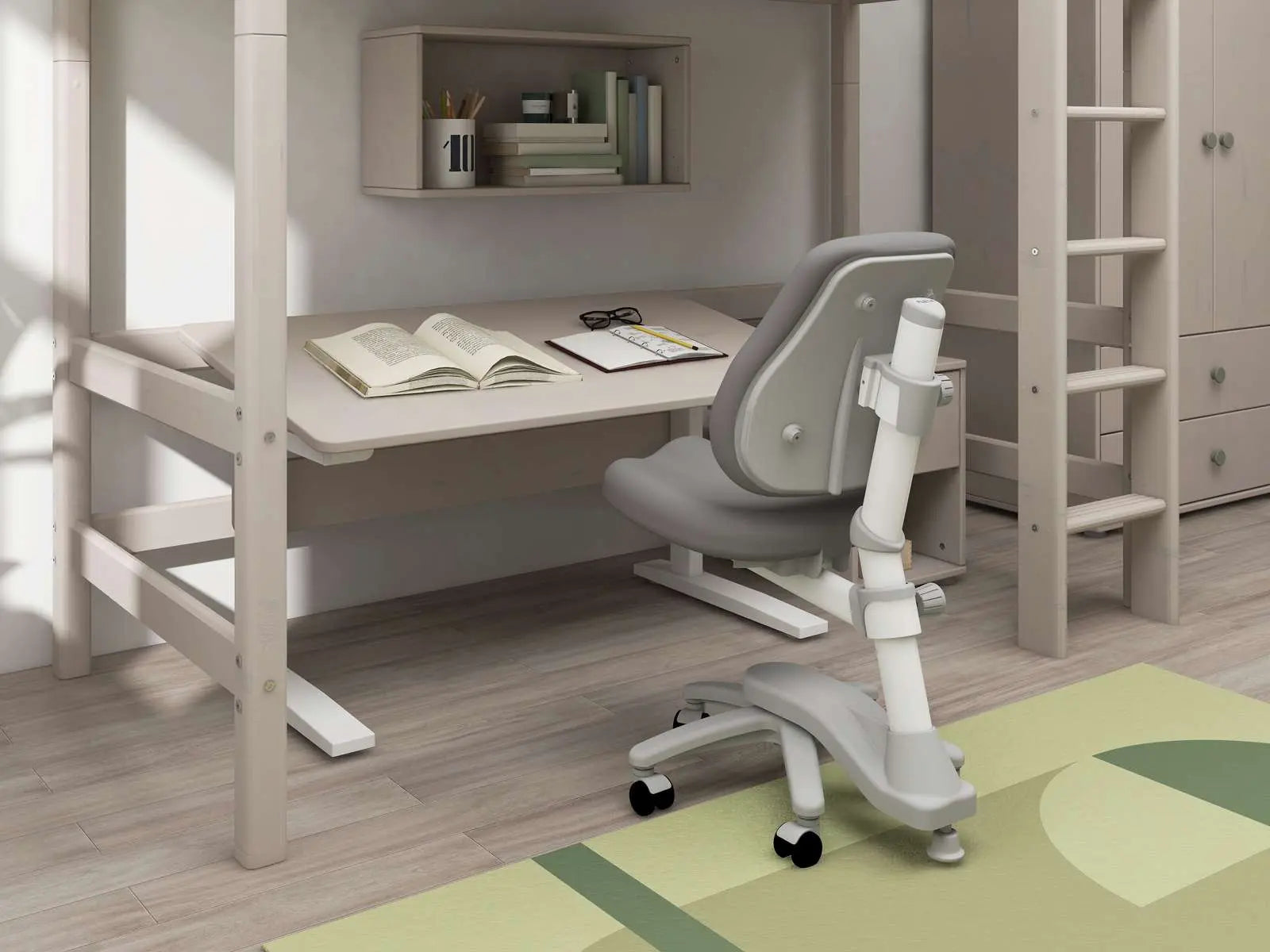 Study Desk, Grey DESK _badge_last_chance flexa-com.myshopify.com