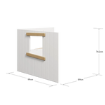 FLEXA Treehouse Bed Fronts, Oak frame, WHITE & NOR, view 7