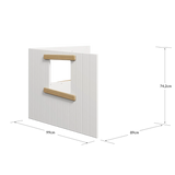 FLEXA Treehouse Bed Fronts, Oak frame, WHITE & NOR, view 7