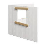 FLEXA Treehouse Bed Fronts, Oak frame, WHITE & NOR, view 5