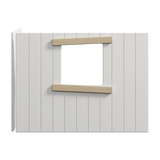 FLEXA Treehouse Bed Fronts, Oak frame, WHITE & NOR, view 4