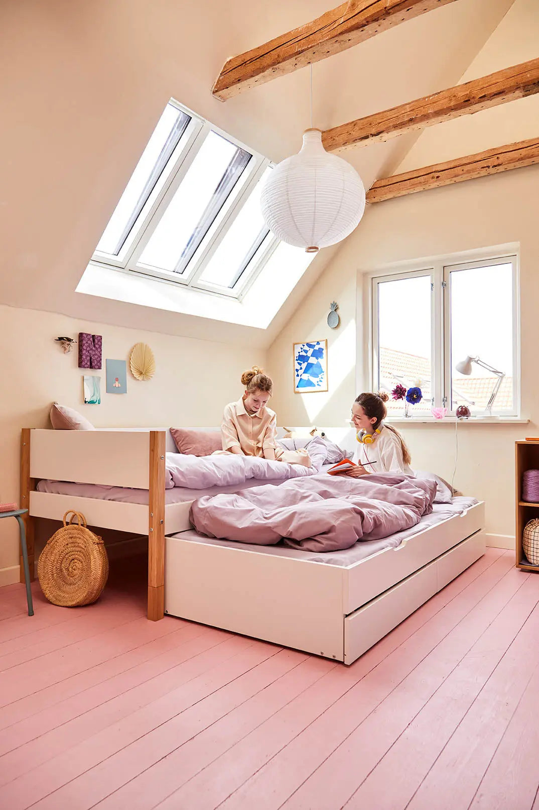 Trundle Pull-out Bed, 90x190 cm, White ACCESSORIES 190 flexa-com.myshopify.com
