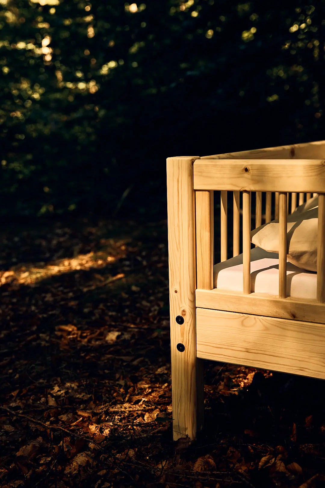 Single Bed, 90x200 cm, Pine SINGLE_BED single-bed-with-scandinavian-safety-rail-raw  flexa-com.myshopify.com