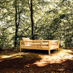 Single Bed with Safety Rails, 90x200 cm, Pine SINGLE_BED single-bed-with-scandinavian-safety-rail-3-4-front-back-raw  flexa-com.myshopify.com