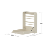 FLEXA Wall Hanging Changing Unit, Cream, view 7